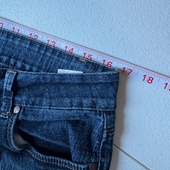 L.e.i Jeans Juniors 15 15S Blue Dark Wash Ashley Skinny Stretch Denim Pants Y2K - Picture 4 of 8